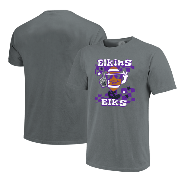 Elkins Elks Football Vibes Comfort Color T-Shirt