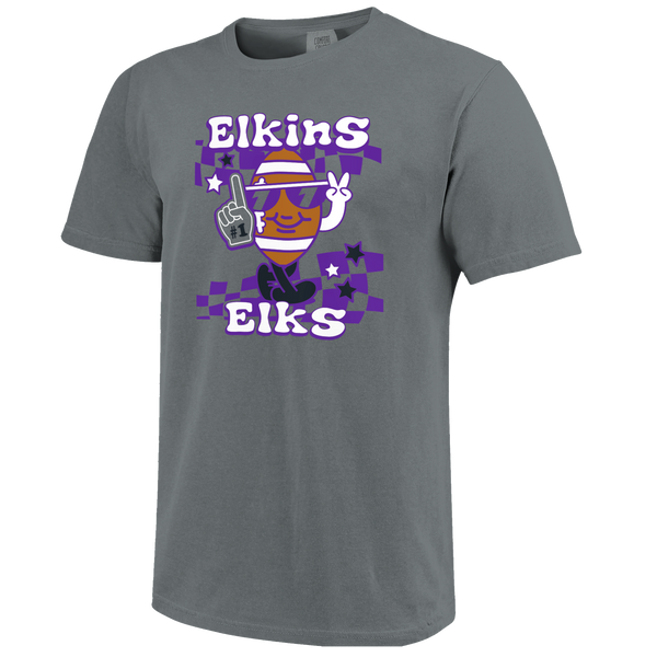 Elkins Elks Football Vibes Comfort Color T-Shirt