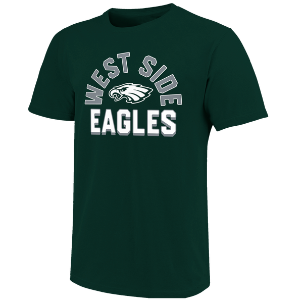 West Side Eagles Arch Mascot Logo Unisex Cotton T-Shirt
