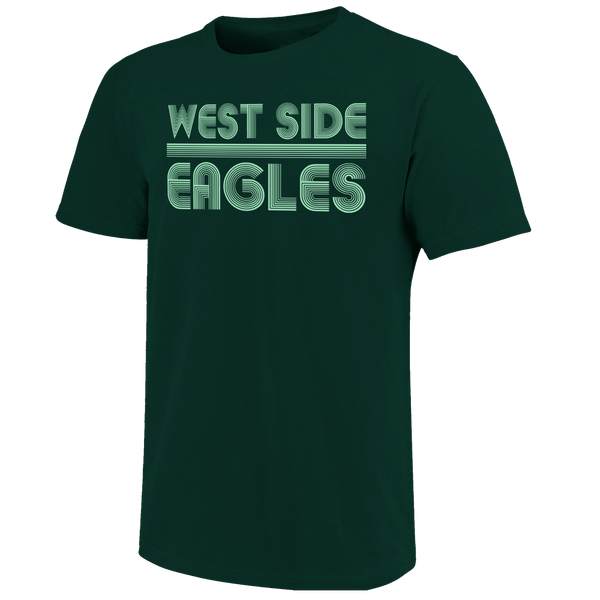 West Side Eagles Vintage Lines Unisex Cotton T-Shirt