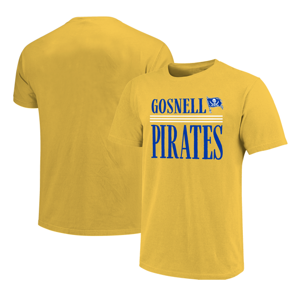 Gosnell Pirates Tall Type Lines Unisex Cotton T-Shirt