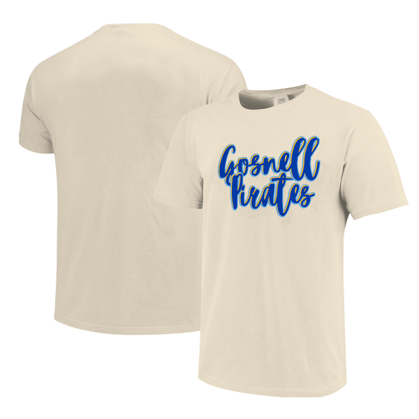 Gosnell Pirates Script Outlines Comfort Color Short Sleeve T-Shirt