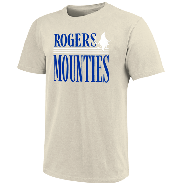 Rogers Mounties Tall Type Lines Unisex Cotton T-Shirt