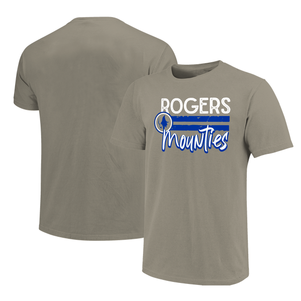 Rogers Mounties Distressed Lines Unisex Cotton T-Shirt