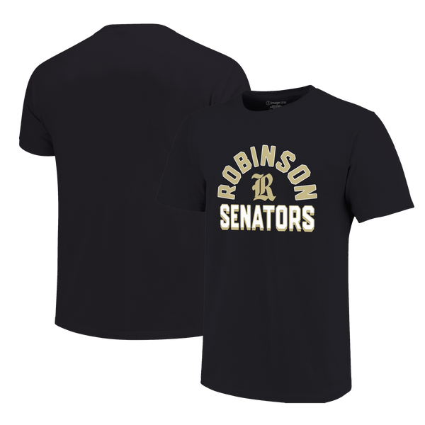 Robinson Senators Arch Mascot Logo Unisex Cotton T-Shirt
