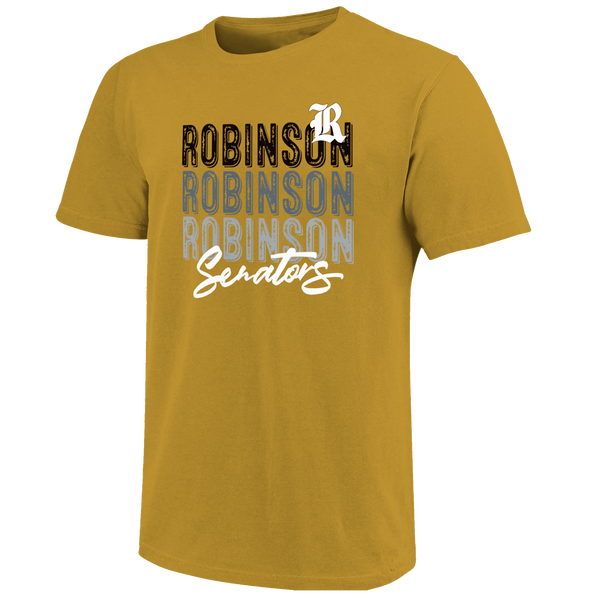 Robinson Senators Stacked School Unisex Cotton T-Shirt