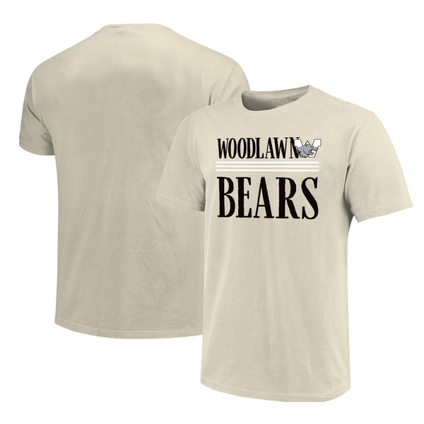 Woodlawn Bears Tall Type Lines Unisex Cotton T-Shirt