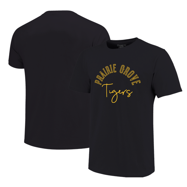 Prairie Grove Tigers Arch & Type Unisex Cotton T-Shirt