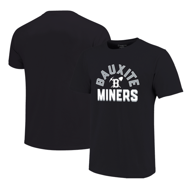Bauxite Miners Arch Mascot Logo Unisex Cotton T-Shirt