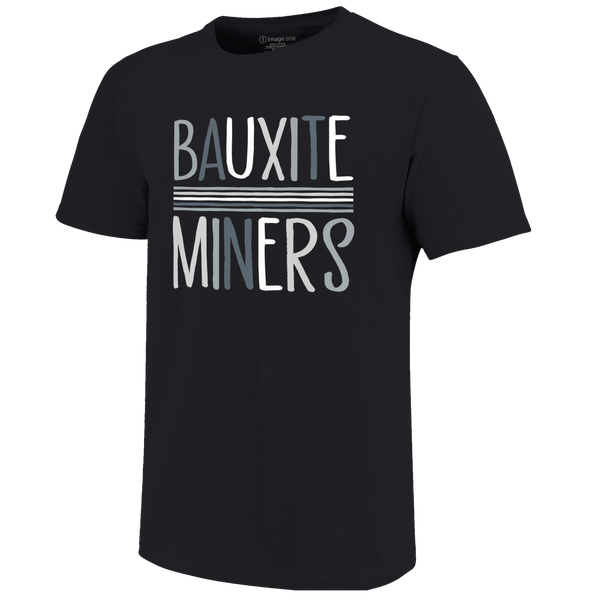 Bauxite Miners Color Sketch Letters Unisex Cotton T-Shirt