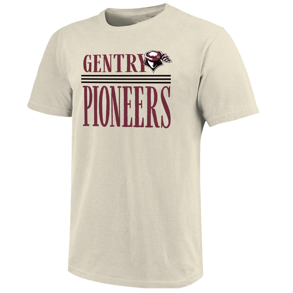 Gentry Pioneers Tall Type Lines Unisex Cotton T-Shirt