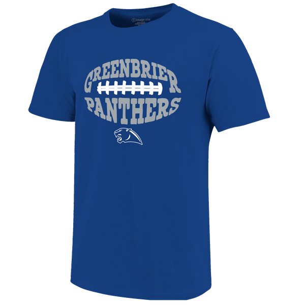 Greenbrier Panthers Football Type Unisex Cotton T-Shirt