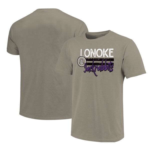 Lonoke Jackrabbits Distressed Lines Unisex Cotton T-Shirt