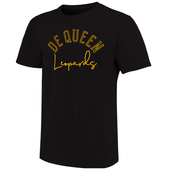DeQueen Leopards Arch & Type Unisex Cotton T-Shirt