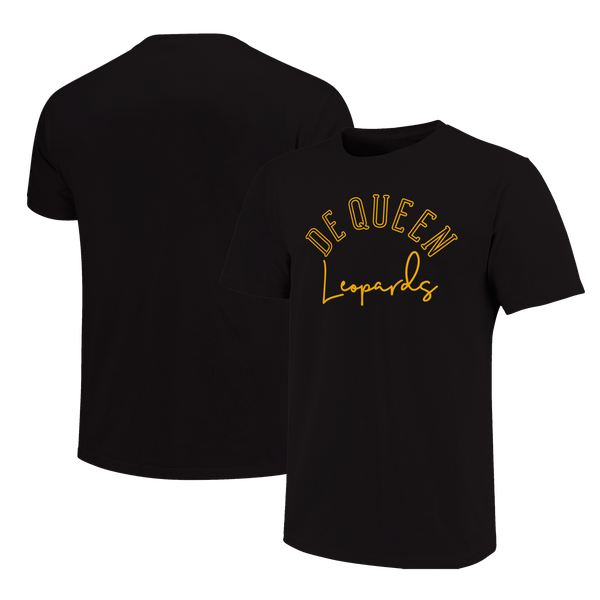 DeQueen Leopards Arch & Type Unisex Cotton T-Shirt