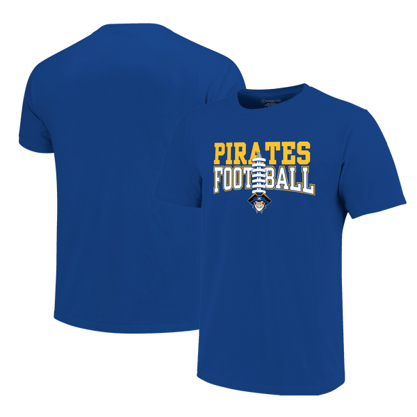 Cedarville Pirates Football Laces Unisex Cotton T-Shirt
