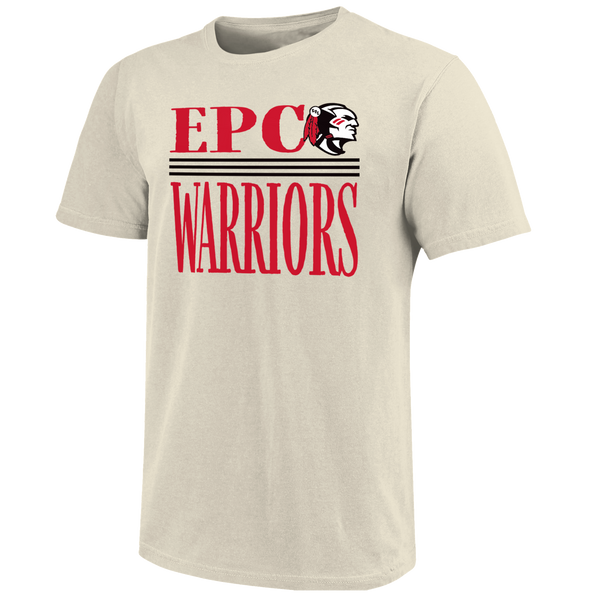 East Poinsett County Warriors Tall Type Lines Unisex Cotton T-Shirt