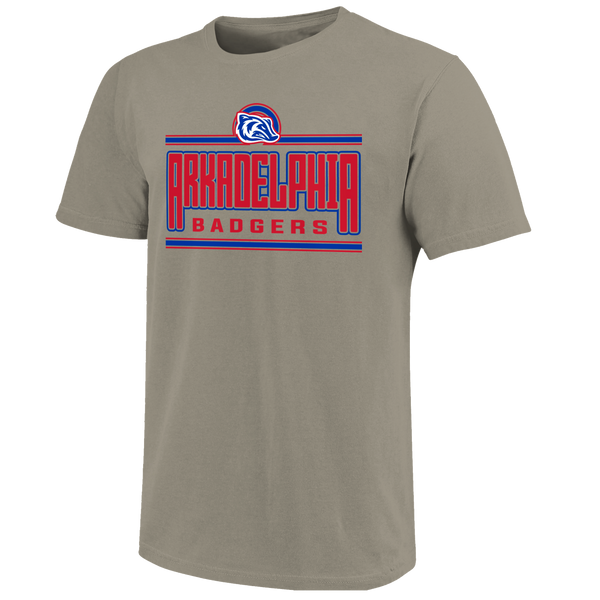 Arkadelphia Badgers Tall Letters Bar Unisex Cotton T-Shirt