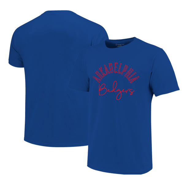 Arkadelphia Badgers Arch & Type Unisex Cotton T-Shirt
