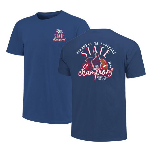 Arkadelphia Badgers 2024 Football Fan Champions Youth Short Sleeve T-Shirt
