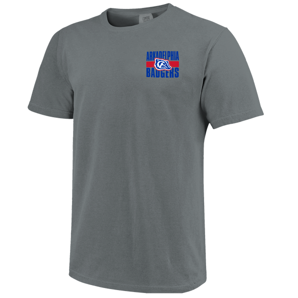Arkadelphia Badgers Football Retro Poster Comfort Color T-Shirt