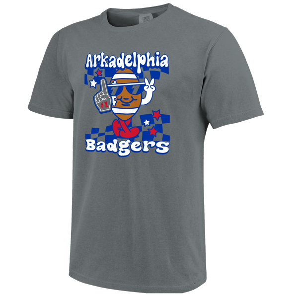 Arkadelphia Badgers Football Vibes Comfort Color T-Shirt