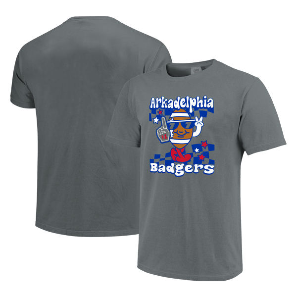 Arkadelphia Badgers Football Vibes Comfort Color T-Shirt