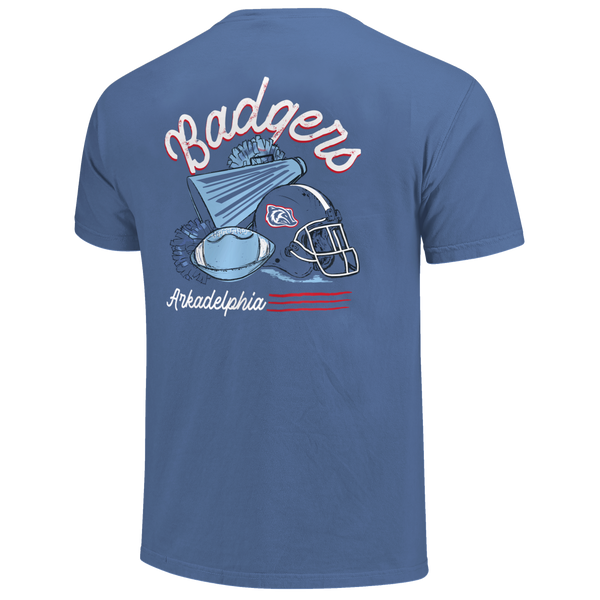 Arkadelphia Badgers Football Cheer Comfort Color T-Shirt