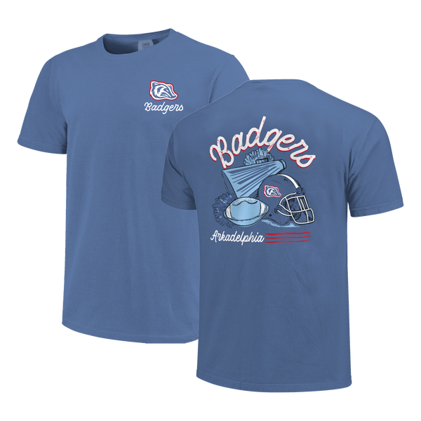 Arkadelphia Badgers Football Cheer Comfort Color T-Shirt