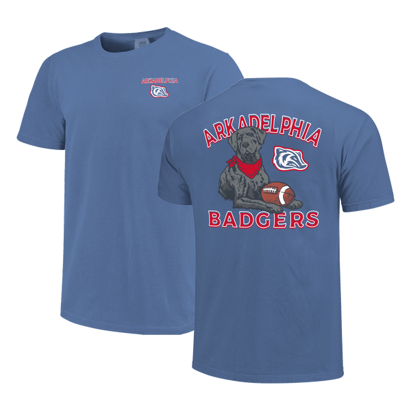 Arkadelphia Badgers Labrador Football Comfort Color T-Shirt