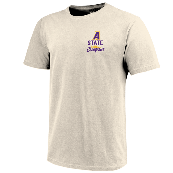 Ashdown Panthers 2025 Baseball Bows State Champs Short Sleeve Comfort Color T-Shirt