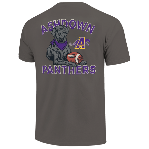 Ashdown Panthers Labrador Football Comfort Color T-Shirt