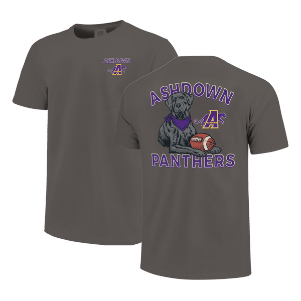 Ashdown Panthers Labrador Football Comfort Color T-Shirt
