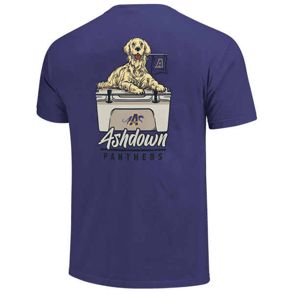 Ashdown Panthers Cooler Dog Comfort Color T-Shirt