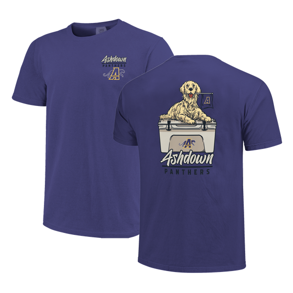 Ashdown Panthers Cooler Dog Comfort Color T-Shirt