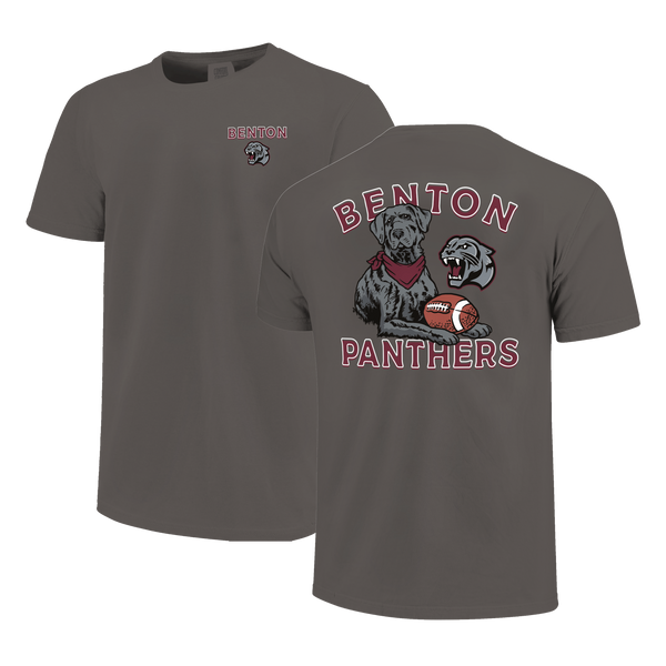 Benton Panthers Labrador Football Comfort Color T-Shirt