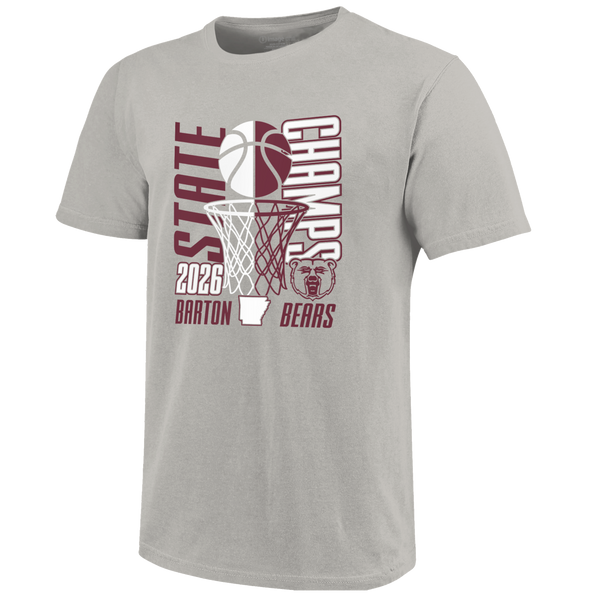 Barton Bears 2026 Boys Basketball State Champs Short Sleeve T-Shirt