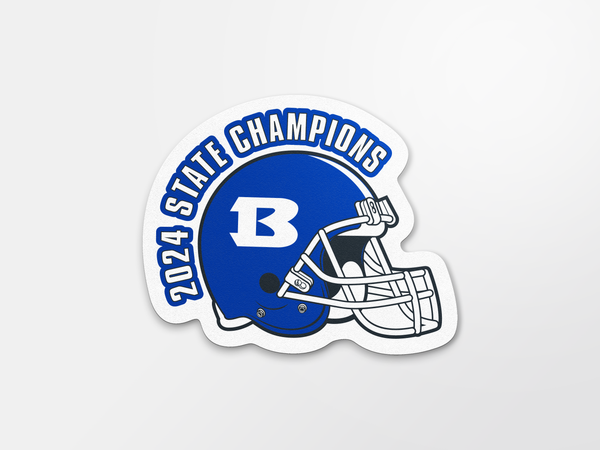 Bryant Hornets 2024 Helmet Champion Sticker