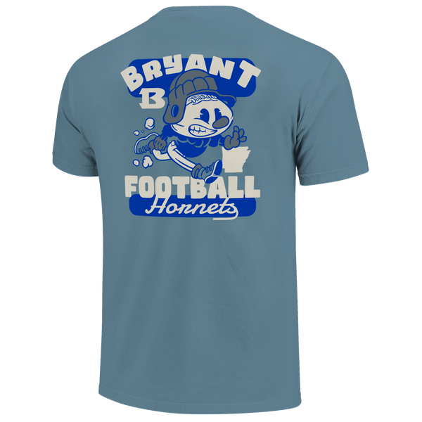 Bryant Hornets Retro Animated Football Comfort Color T-Shirt