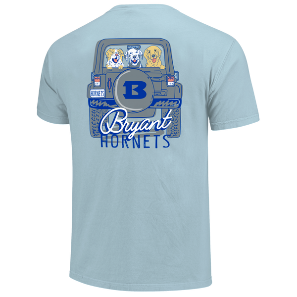 Bryant Hornets Puppy Friends Comfort Color T-Shirt