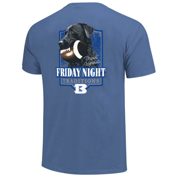 Bryant Hornets Labrador Football Comfort Color T-Shirt
