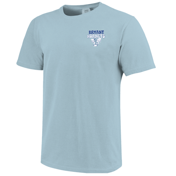 Bryant Hornets Floral Football Comfort Color T-Shirt