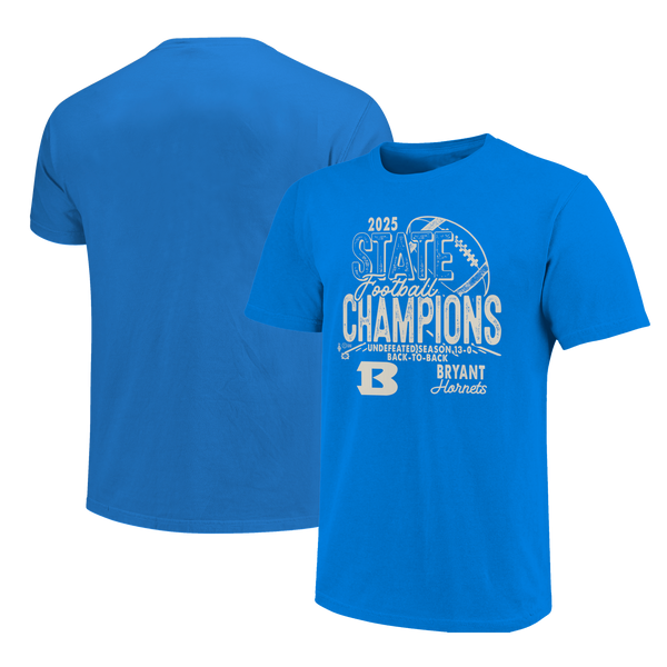 Bryant Hornets 2025 Football State Champs Short Sleeve T-Shirt