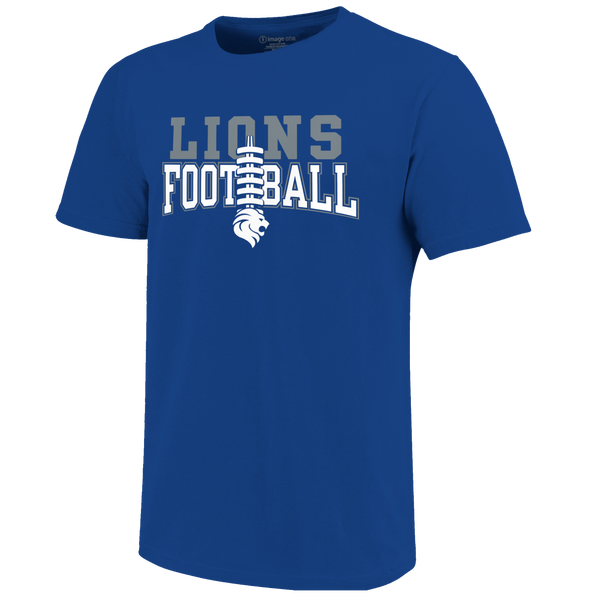 Bismarck Lions Football Laces Unisex Cotton T-Shirt