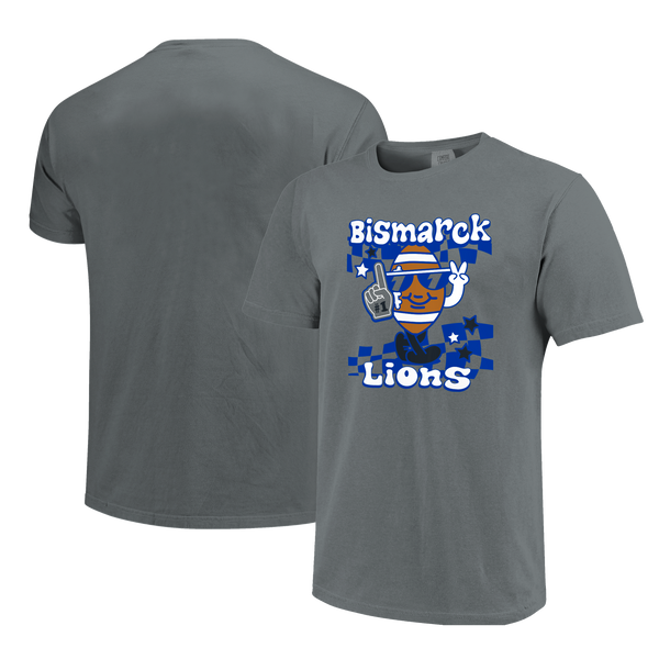 Bismarck Lions Football Vibes Comfort Color T-Shirt