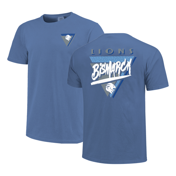Bismarck Lions 90's Trapper Comfort Color T-Shirt