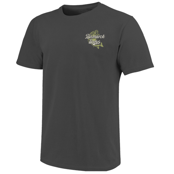Bismarck Lions Bass Signage Comfort Color T-Shirt