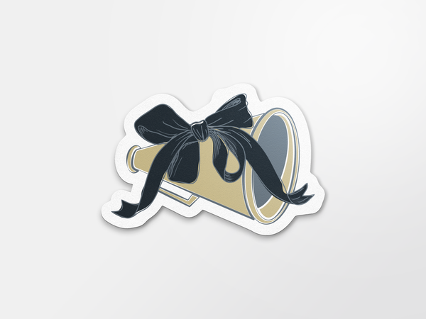 Bentonville Tigers Bow Megaphone Sticker