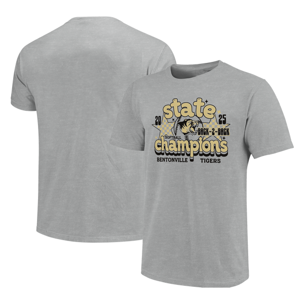 Bentonville Tigers 2025 Softball Champs Stars Youth T-Shirt