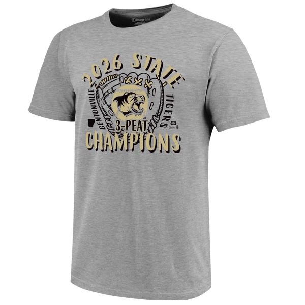 Bentonville Tigers 2026 State Champs Softball Youth T-Shirt